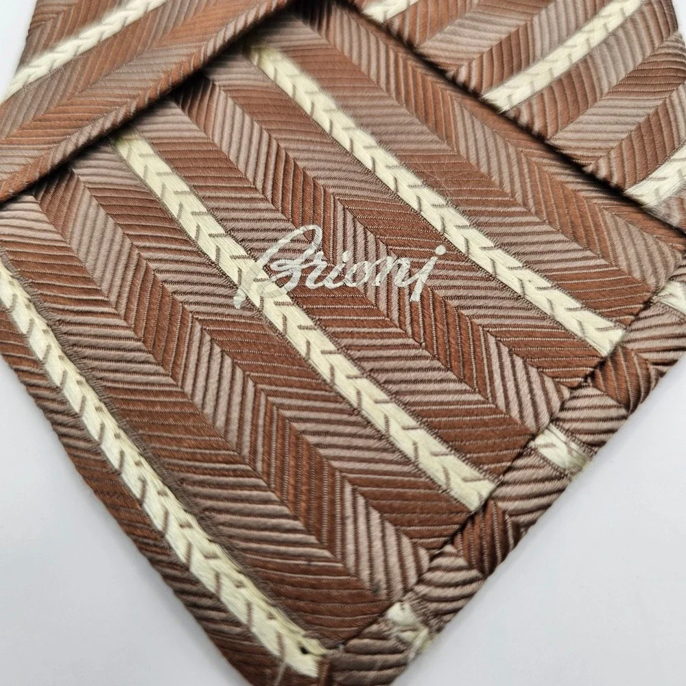 Brioni silk necktie